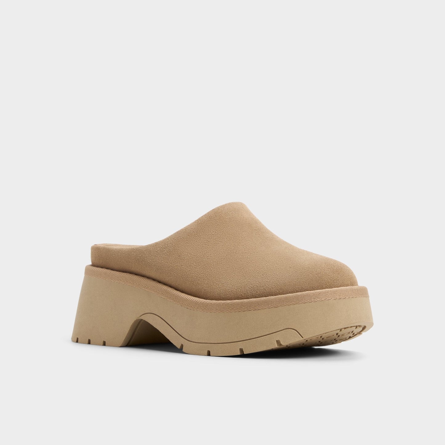 Academia Beige Women's Cold Weather Shoes - Heeled mule, Lug sole Aldo Beige
