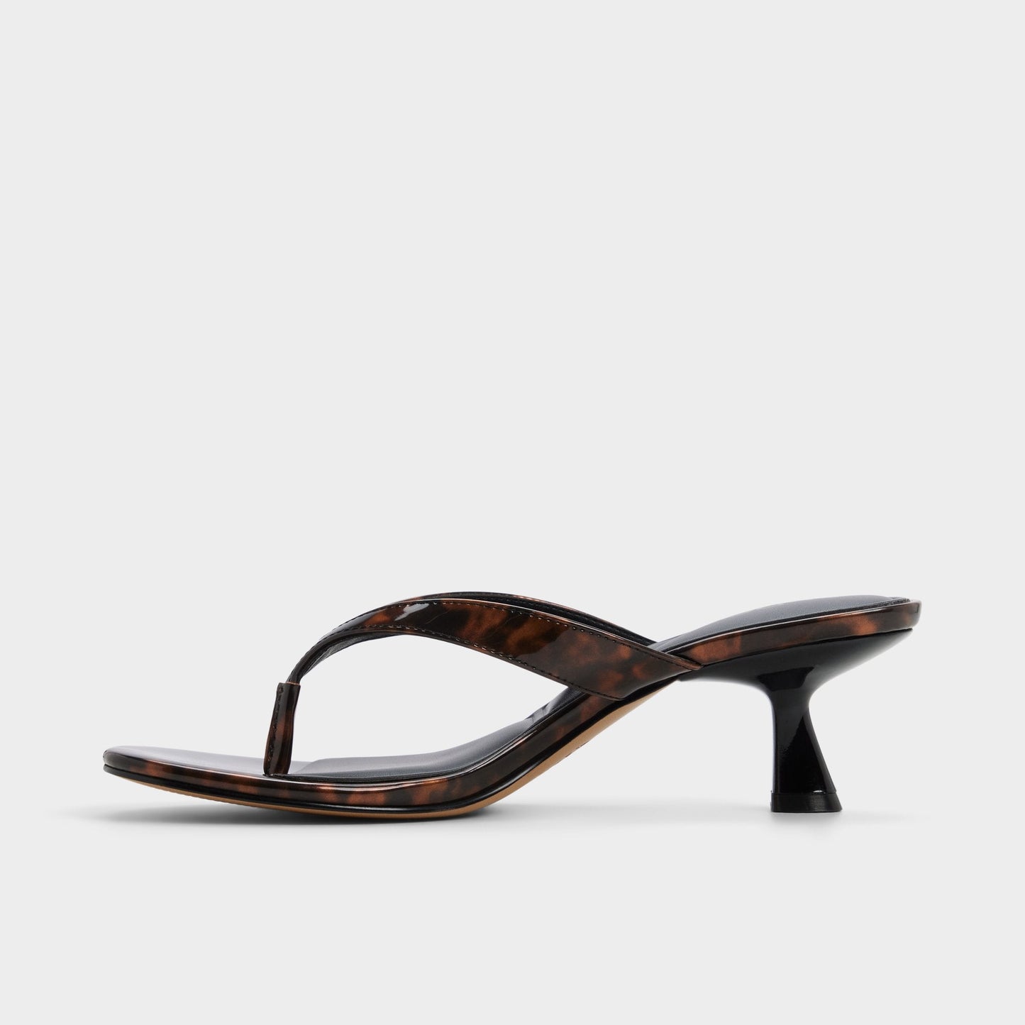 Jump in Open Brown - Heeled flip flop, Kitten heel Aldo Open brown