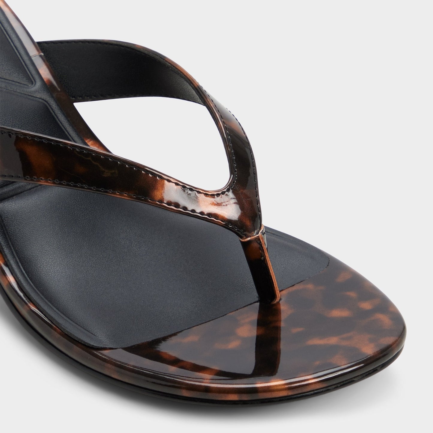 Jump in Open Brown - Heeled flip flop, Kitten heel Aldo Open brown