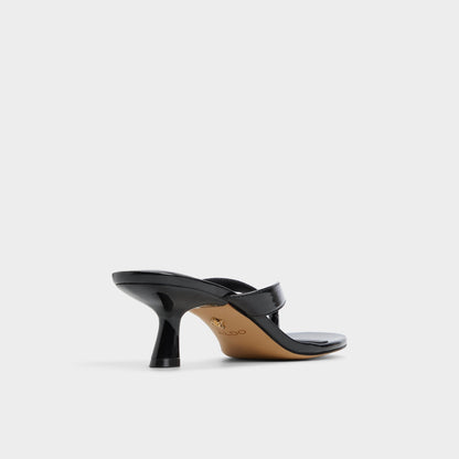 Jump Black Women's Strappy sandals - Heeled flip flop, Kitten heel Aldo Black