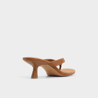 Jump in Medium Brown - Heeled flip flop, Kitten heel Aldo Medium brown