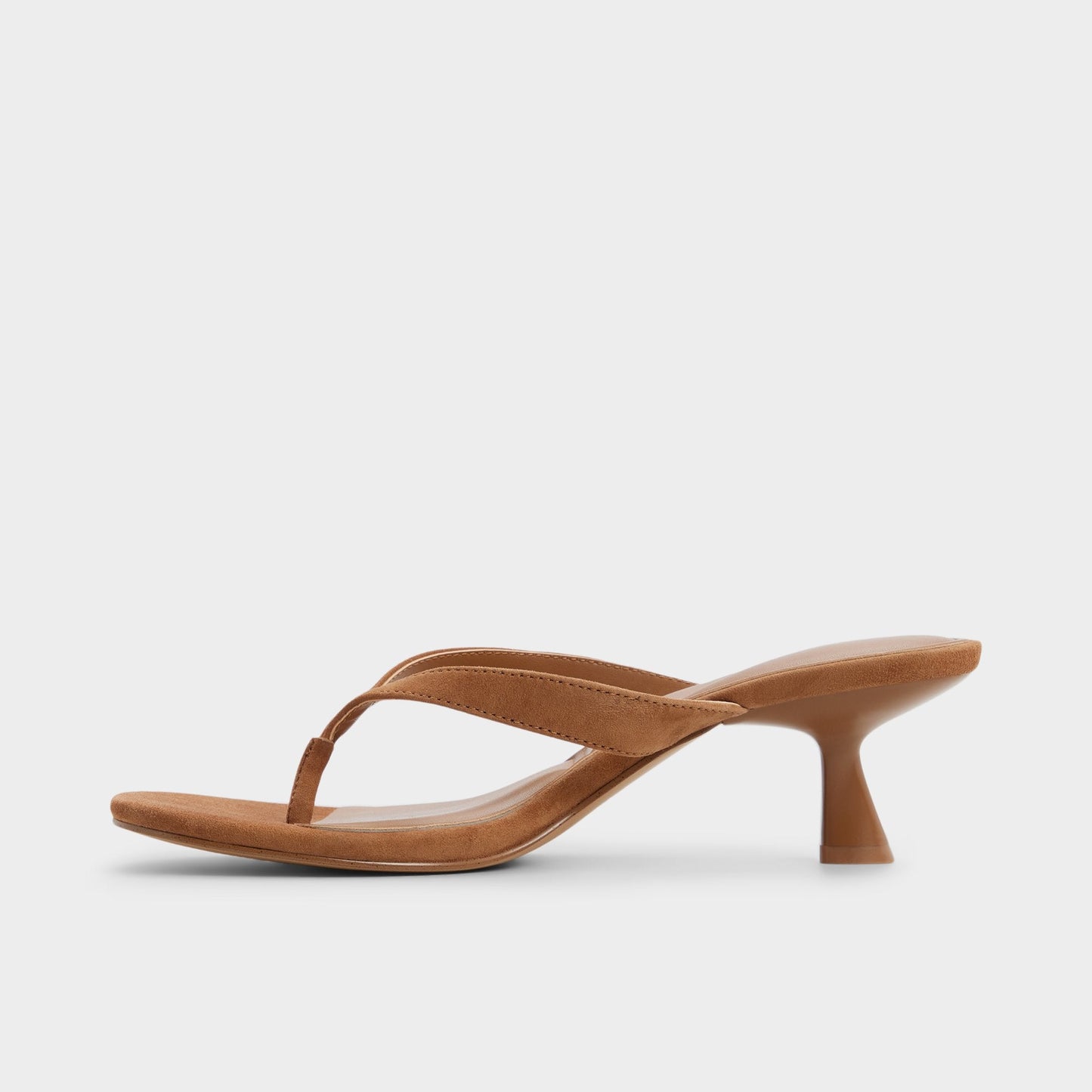 Jump in Medium Brown - Heeled flip flop, Kitten heel Aldo Medium brown