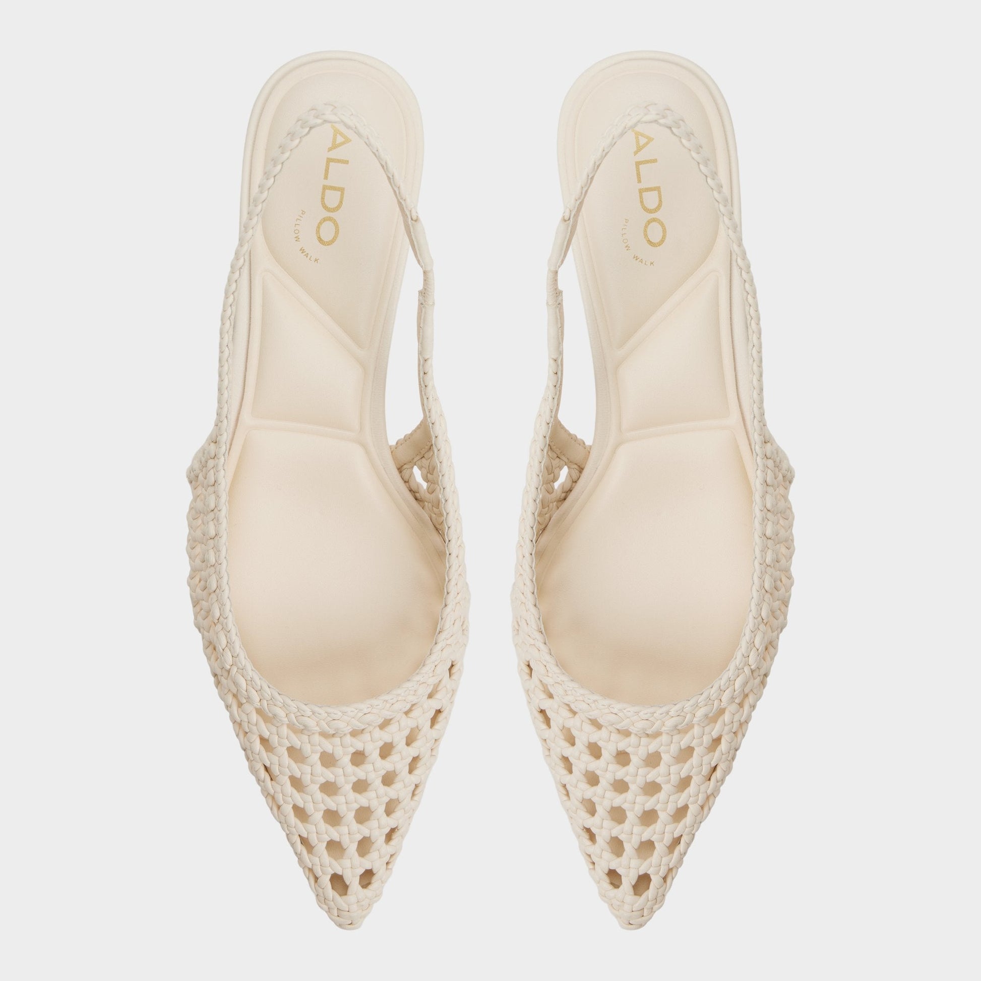 Violettia in Light Beige - Sling back high heel, Kitten heel Aldo Light beige
