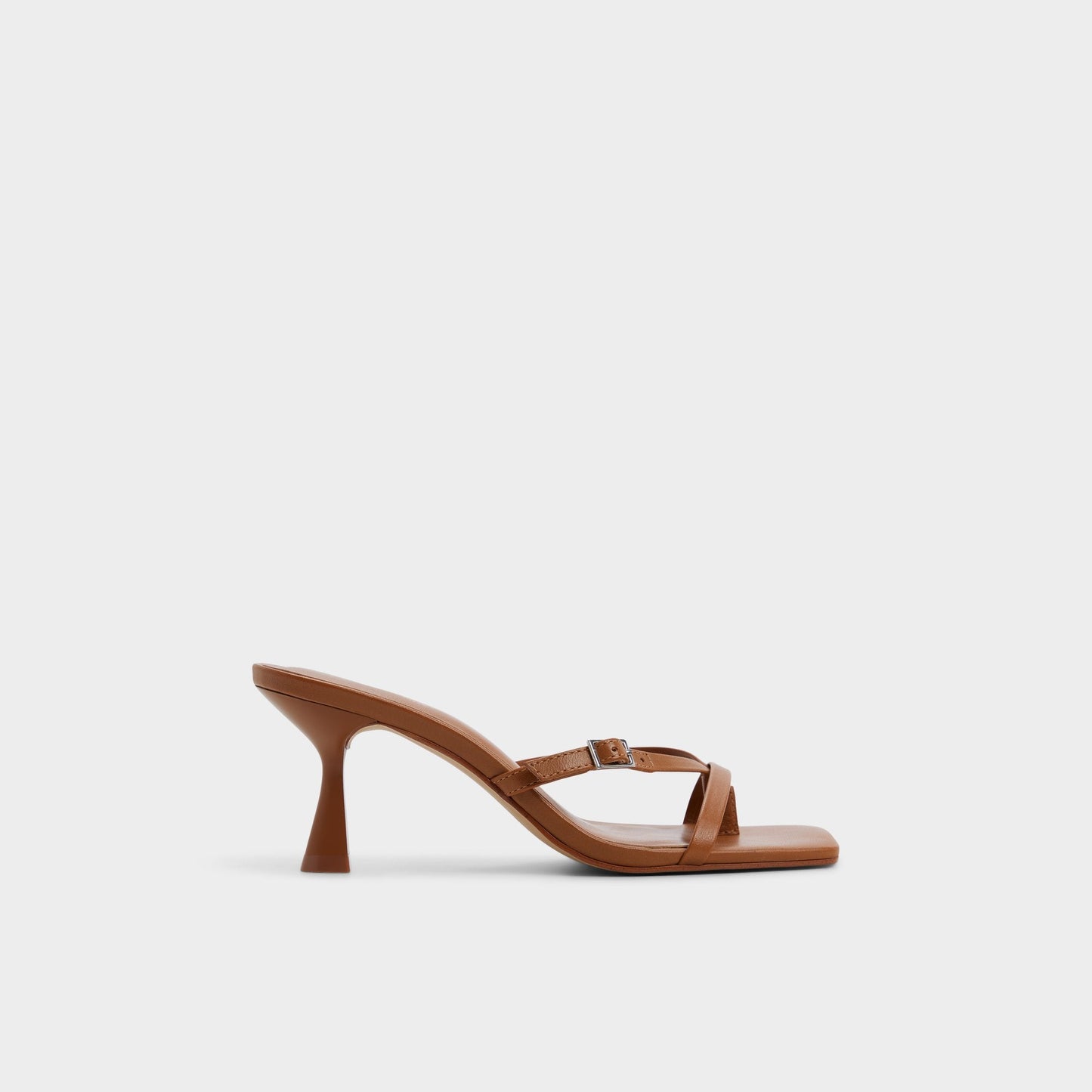 Gannever - Heeled flip flop, Kitten heel Aldo Medium Brown