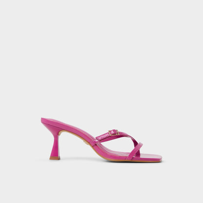 Gannever - Heeled flip flop, Kitten heel Aldo Dark pink