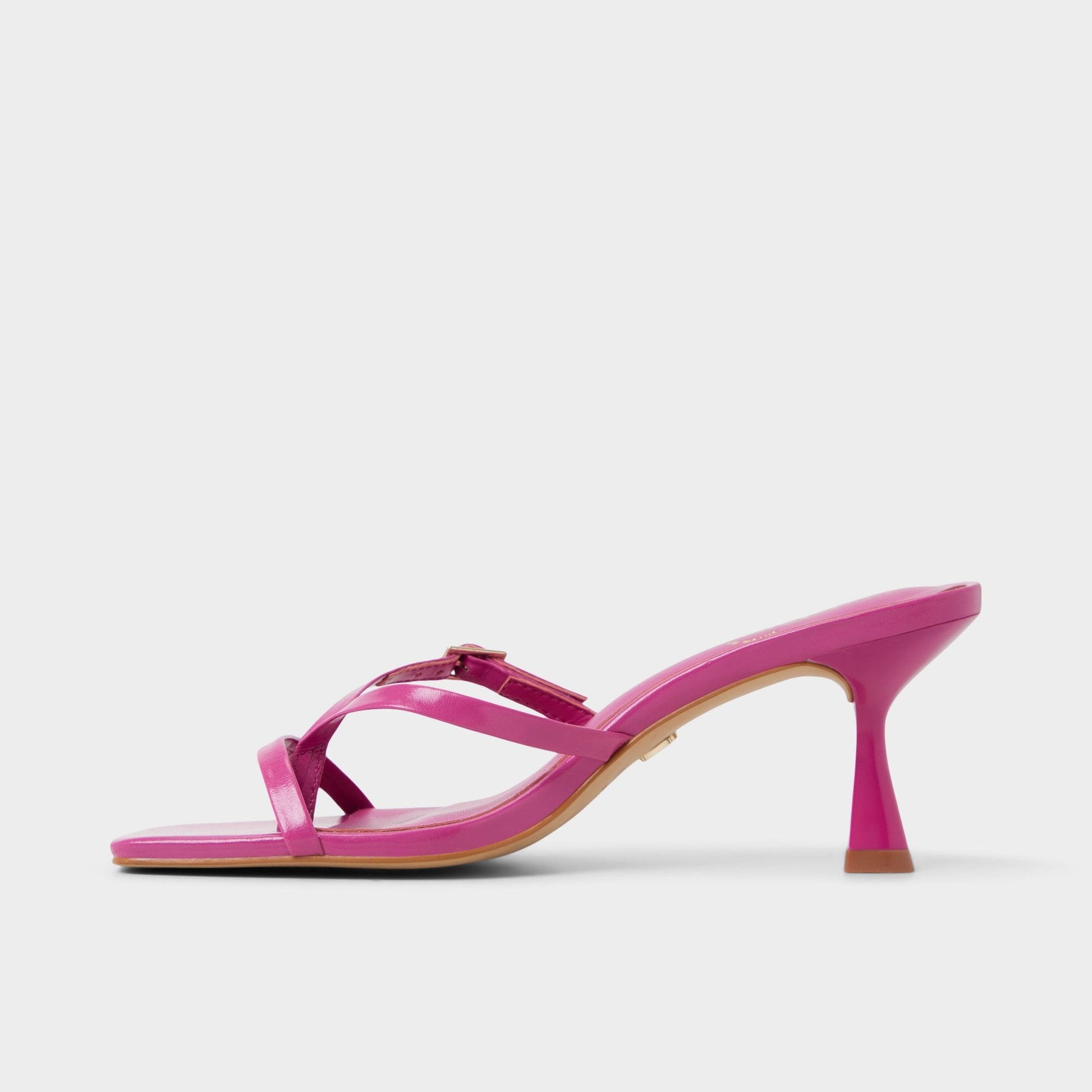 Gannever - Heeled flip flop, Kitten heel Aldo Dark pink