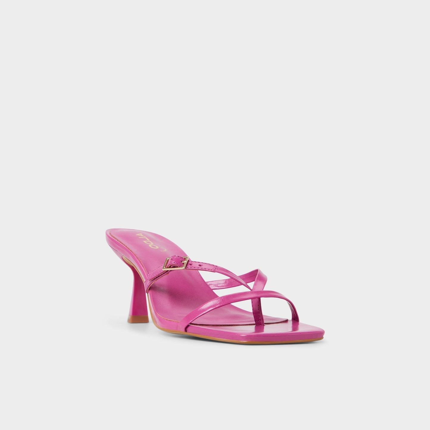 Gannever - Heeled flip flop, Kitten heel Aldo Dark pink