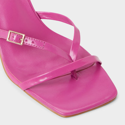 Gannever - Heeled flip flop, Kitten heel Aldo Dark pink