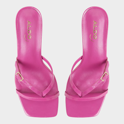Gannever - Heeled flip flop, Kitten heel Aldo Dark pink