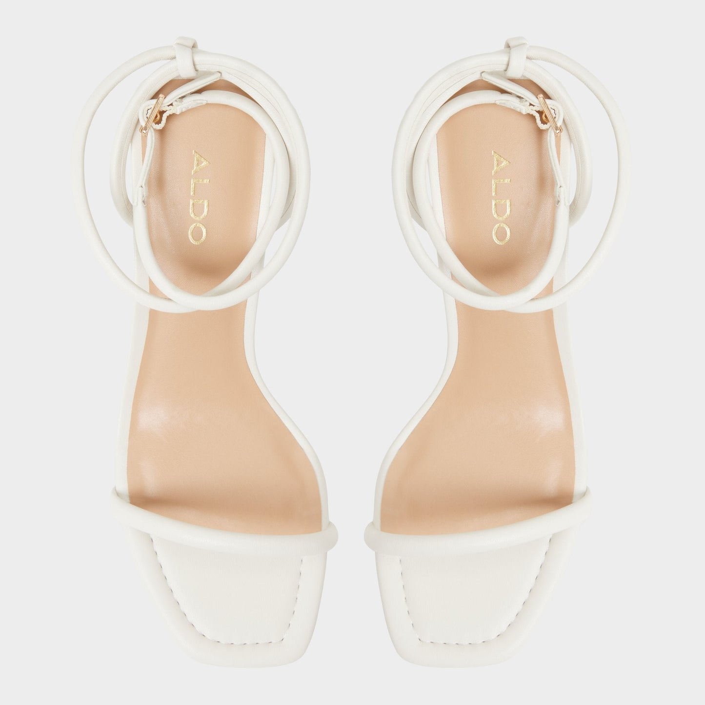 Demmi White Women's Strappy sandals - , Kitten heel Aldo White