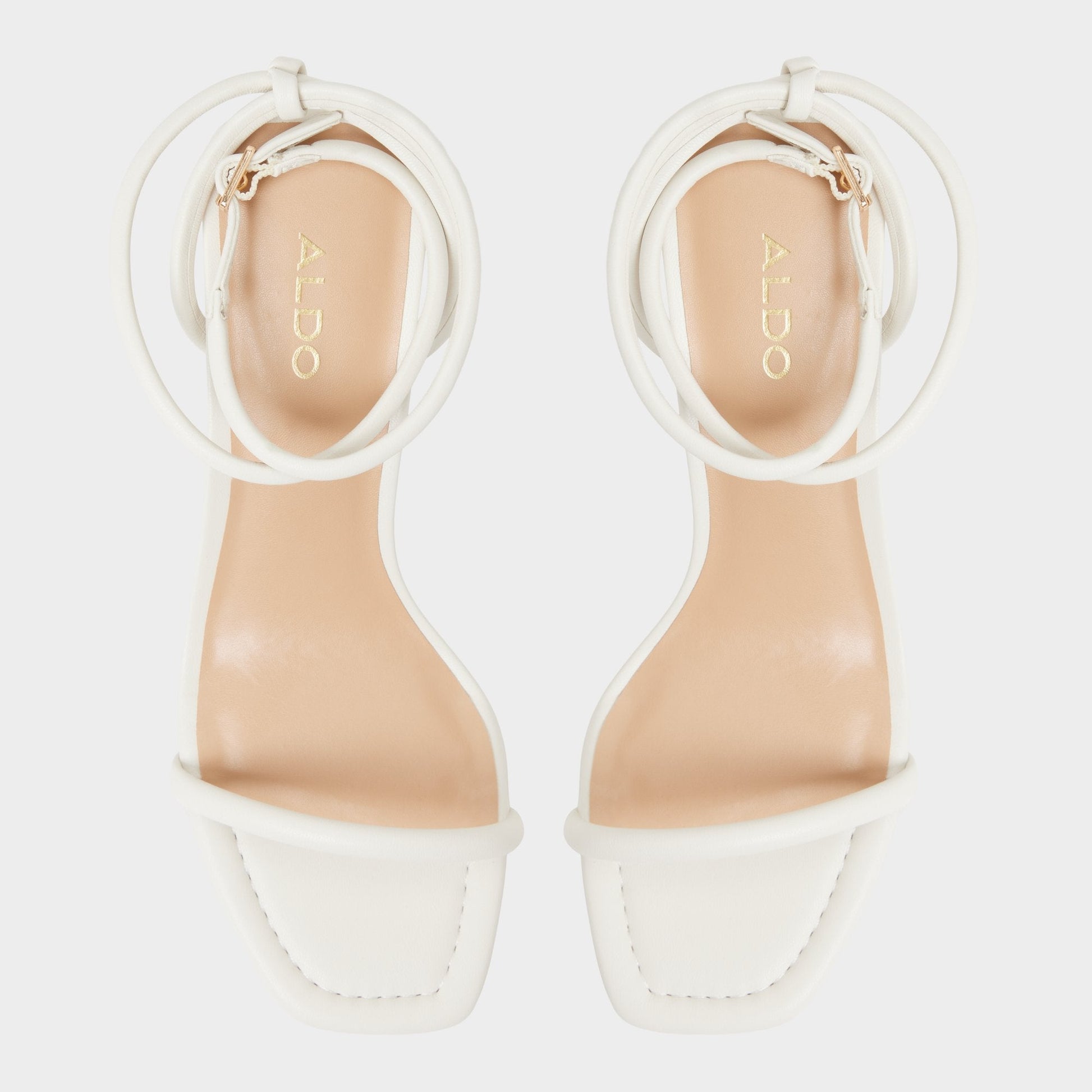 Demmi White Women's Strappy sandals - , Kitten heel Aldo White