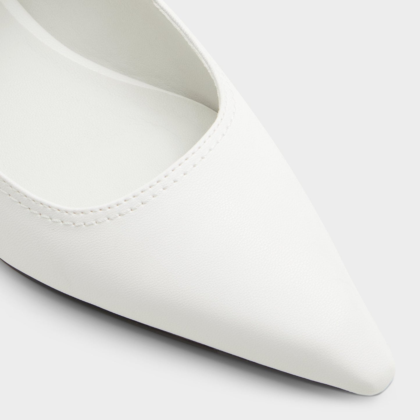 Kellya White Women's Slingbacks - Sling back high heel, Kitten heel Aldo White