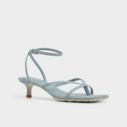 Soffie Other Blue Women's Strappy sandals - Strappy heeled sandal, Kitten heel Aldo Other Blue