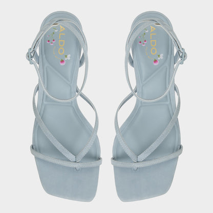 Soffie Other Blue Women's Strappy sandals - Strappy heeled sandal, Kitten heel Aldo Other Blue