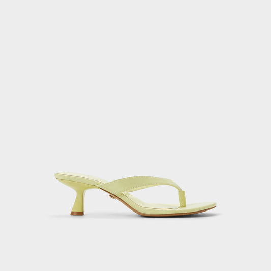 Jump Other Yellow Women's Strappy sandals - Heeled flip flop, Kitten heel Aldo Other Yellow