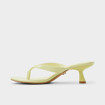 Jump Other Yellow Women's Strappy sandals - Heeled flip flop, Kitten heel Aldo Other Yellow