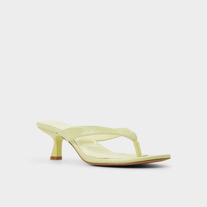 Jump Other Yellow Women's Strappy sandals - Heeled flip flop, Kitten heel Aldo Other Yellow