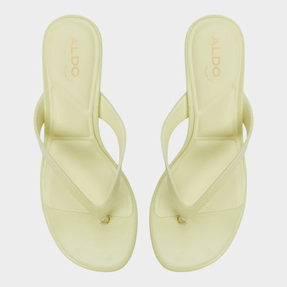 Jump Other Yellow Women's Strappy sandals - Heeled flip flop, Kitten heel Aldo Other Yellow