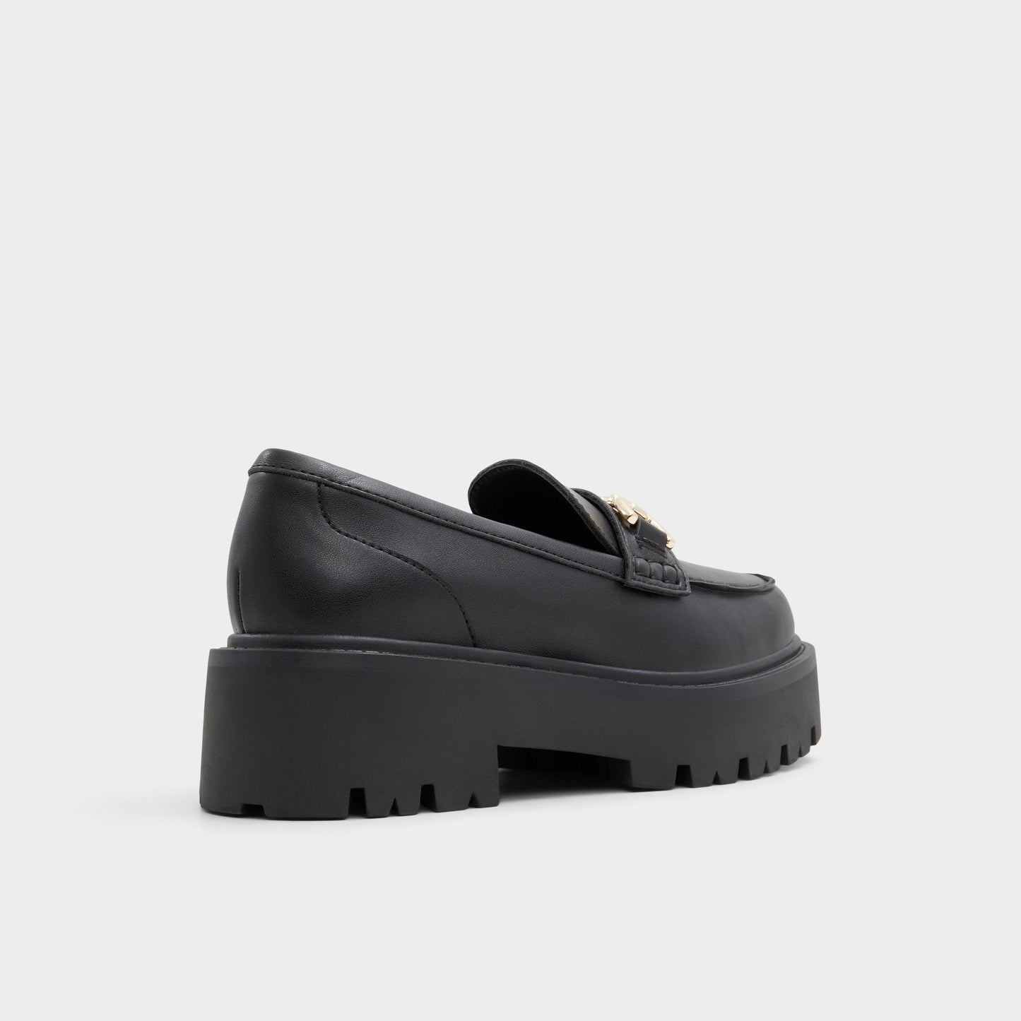 Oneameth Black Synthetic Smooth Women's Loafers & Oxfords - Loafer, Lug sole Aldo Black