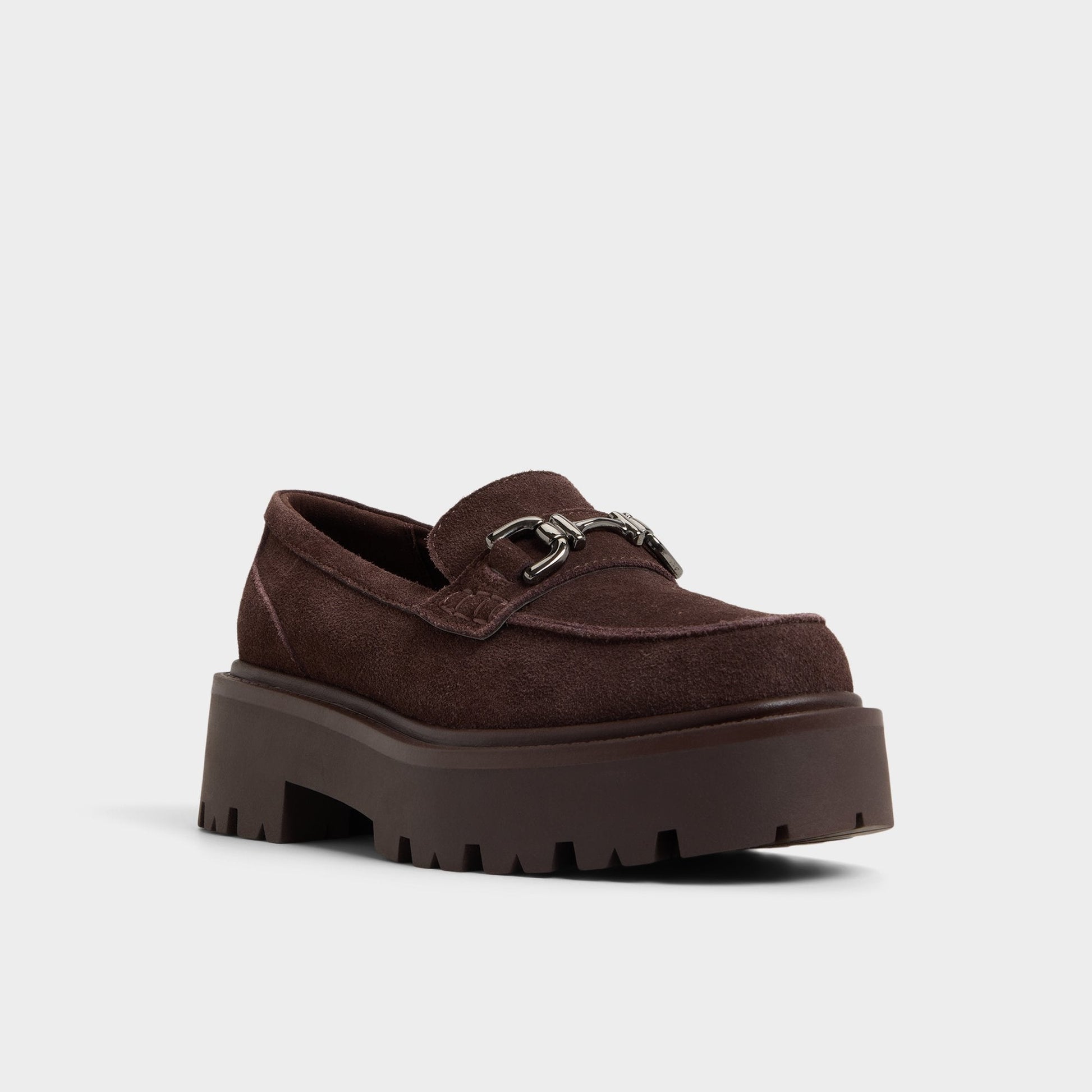 Oneameth in Dark Brown - Loafer, Lug sole Aldo Dark brown