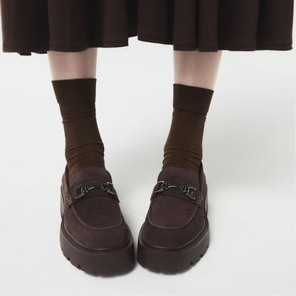 Oneameth in Dark Brown - Loafer, Lug sole Aldo Dark brown