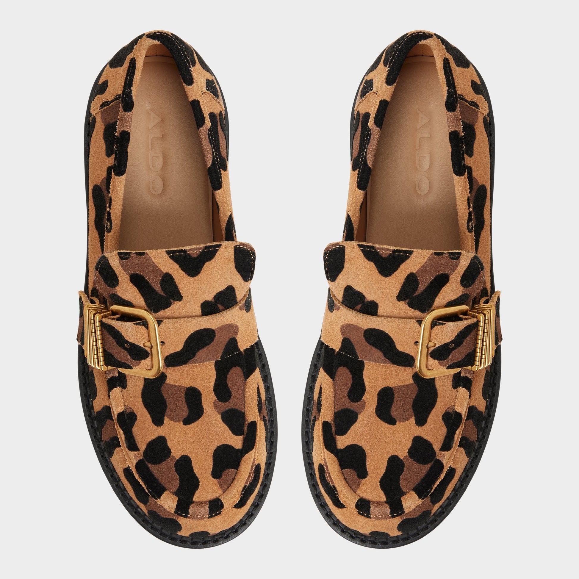 Kalya in Brown Multi - Loafer, Block heel Aldo Brown Multi