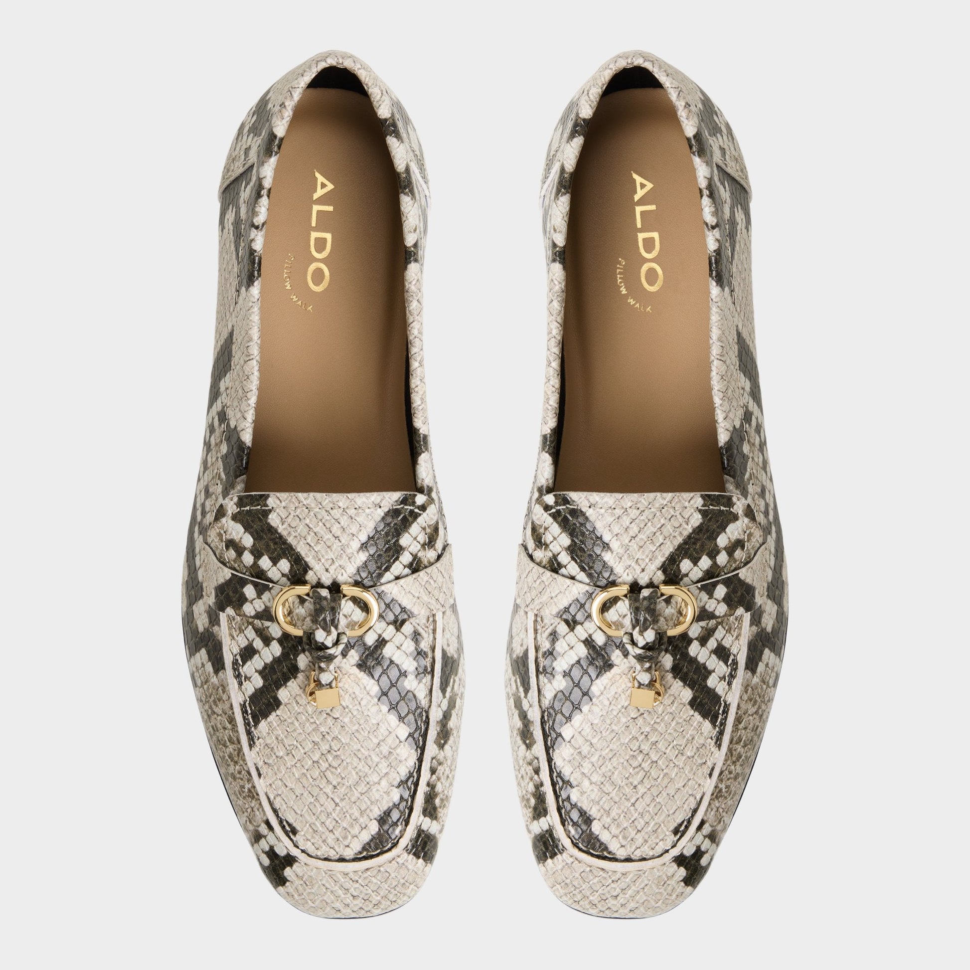 Ybilide White/Black Women's Loafers & Oxfords - Loafer Aldo White/Black