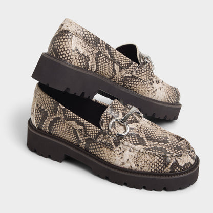 Danrose in Open Brown - Loafer, Lug sole Aldo Open Brown