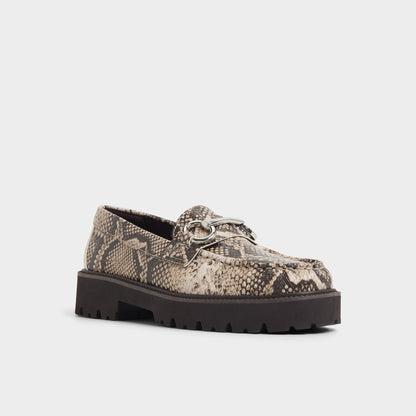 Danrose in Open Brown - Loafer, Lug sole Aldo Open Brown
