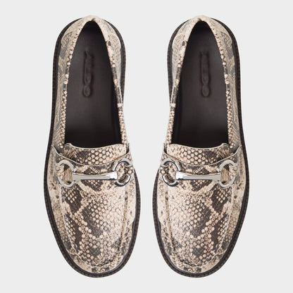 Danrose in Open Brown - Loafer, Lug sole Aldo Open Brown
