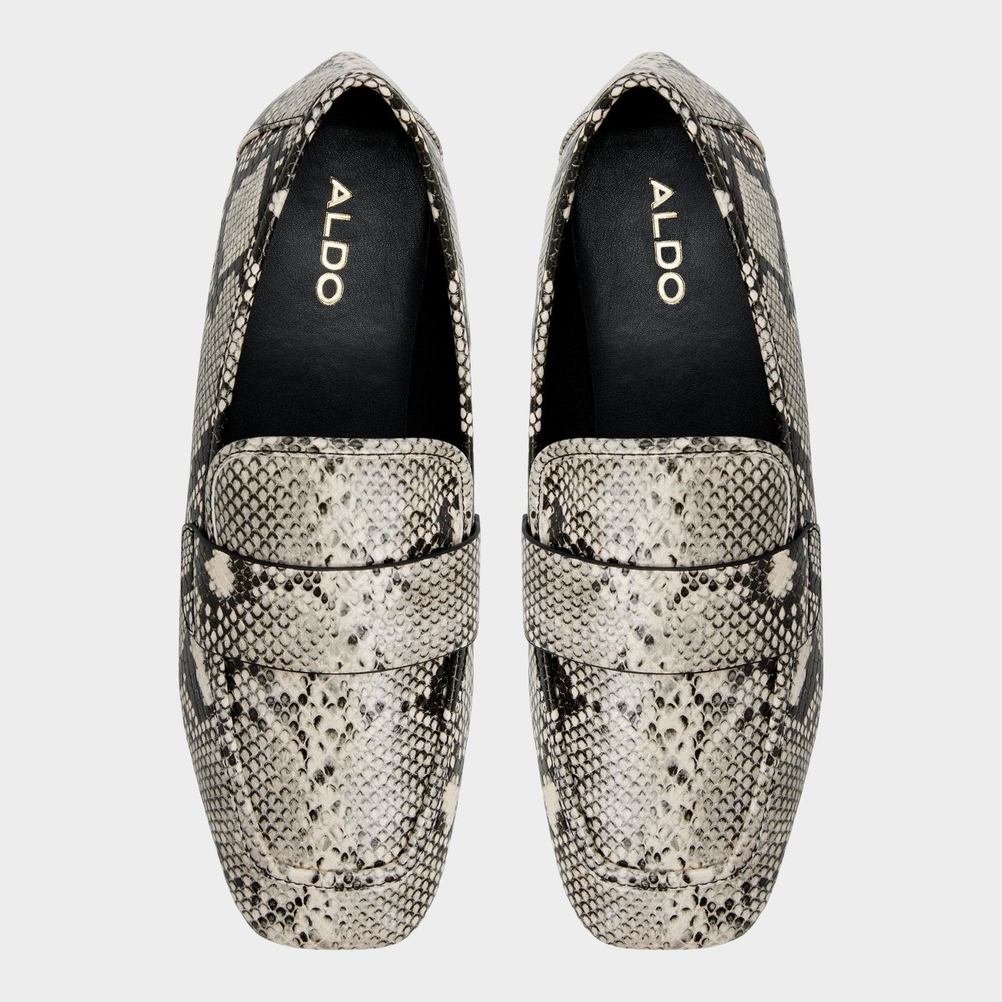 Bellamyy Black/White Women's Loafers & Oxfords - Loafer Aldo Black/White