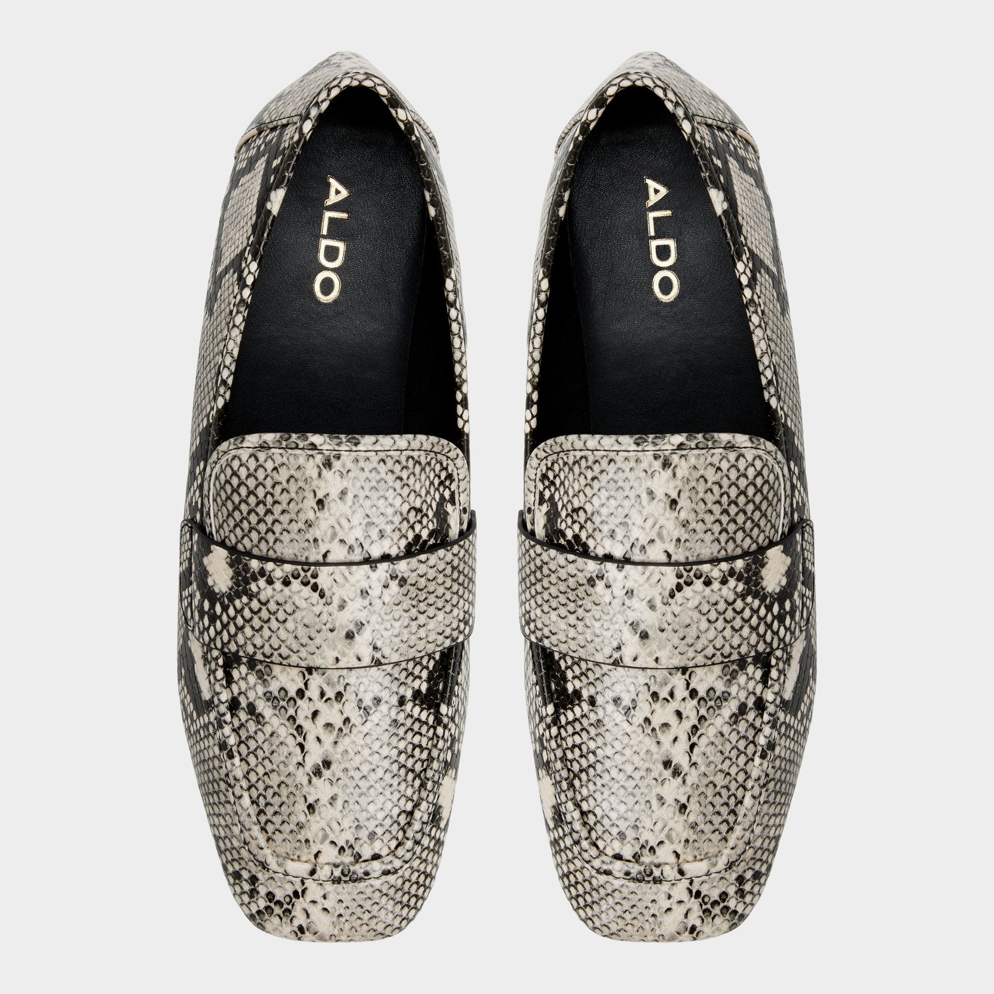 Bellamyy Black/White Women's Loafers & Oxfords - Loafer Aldo Black/White