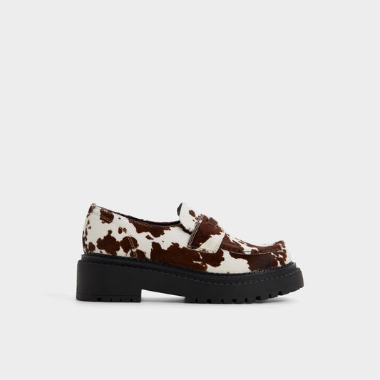 Miravelle in Open Brown - Loafer, Lug sole Aldo Open brown