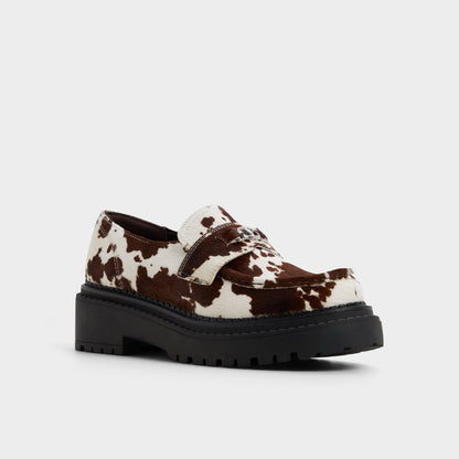 Miravelle in Open Brown - Loafer, Lug sole Aldo Open brown