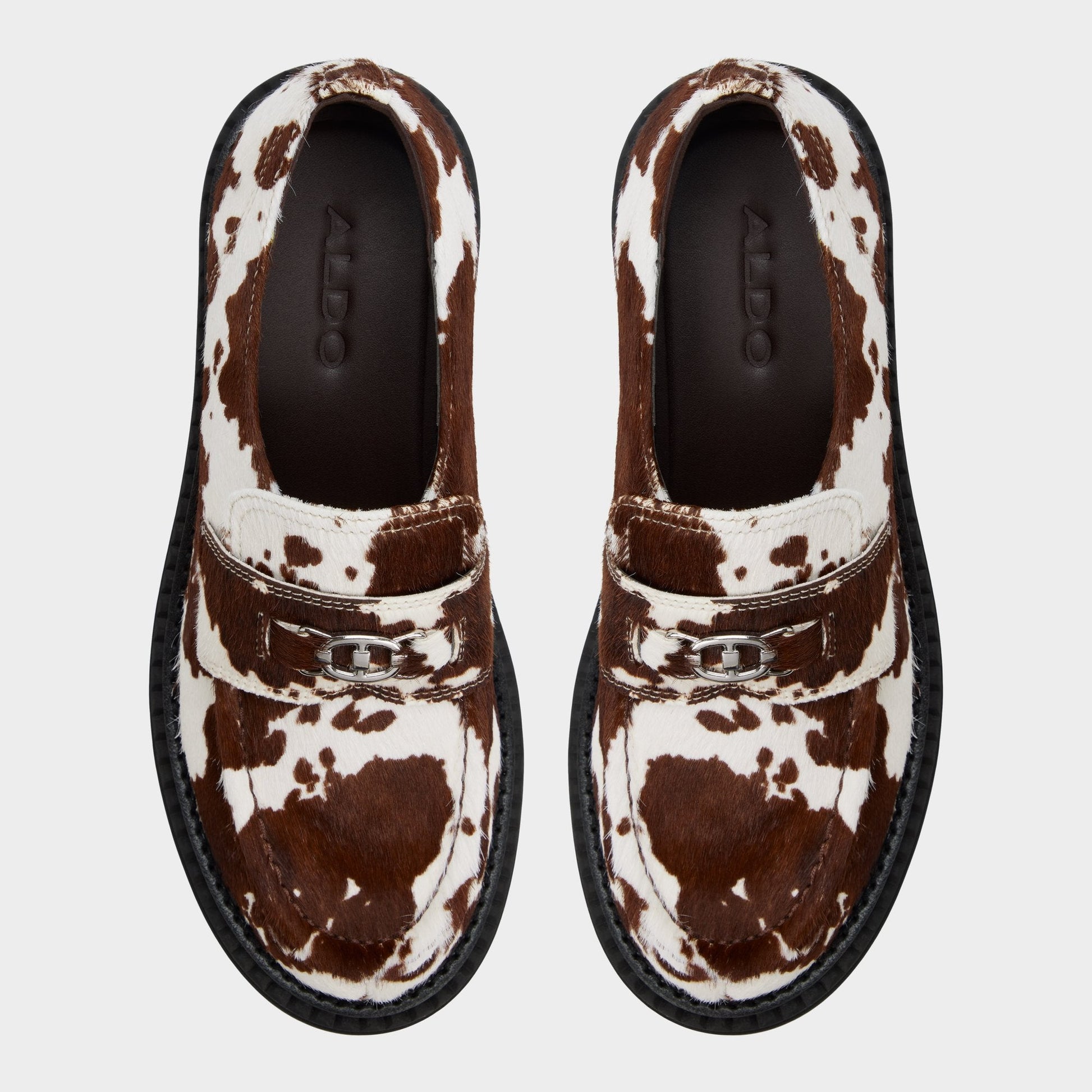 Miravelle in Open Brown - Loafer, Lug sole Aldo Open brown