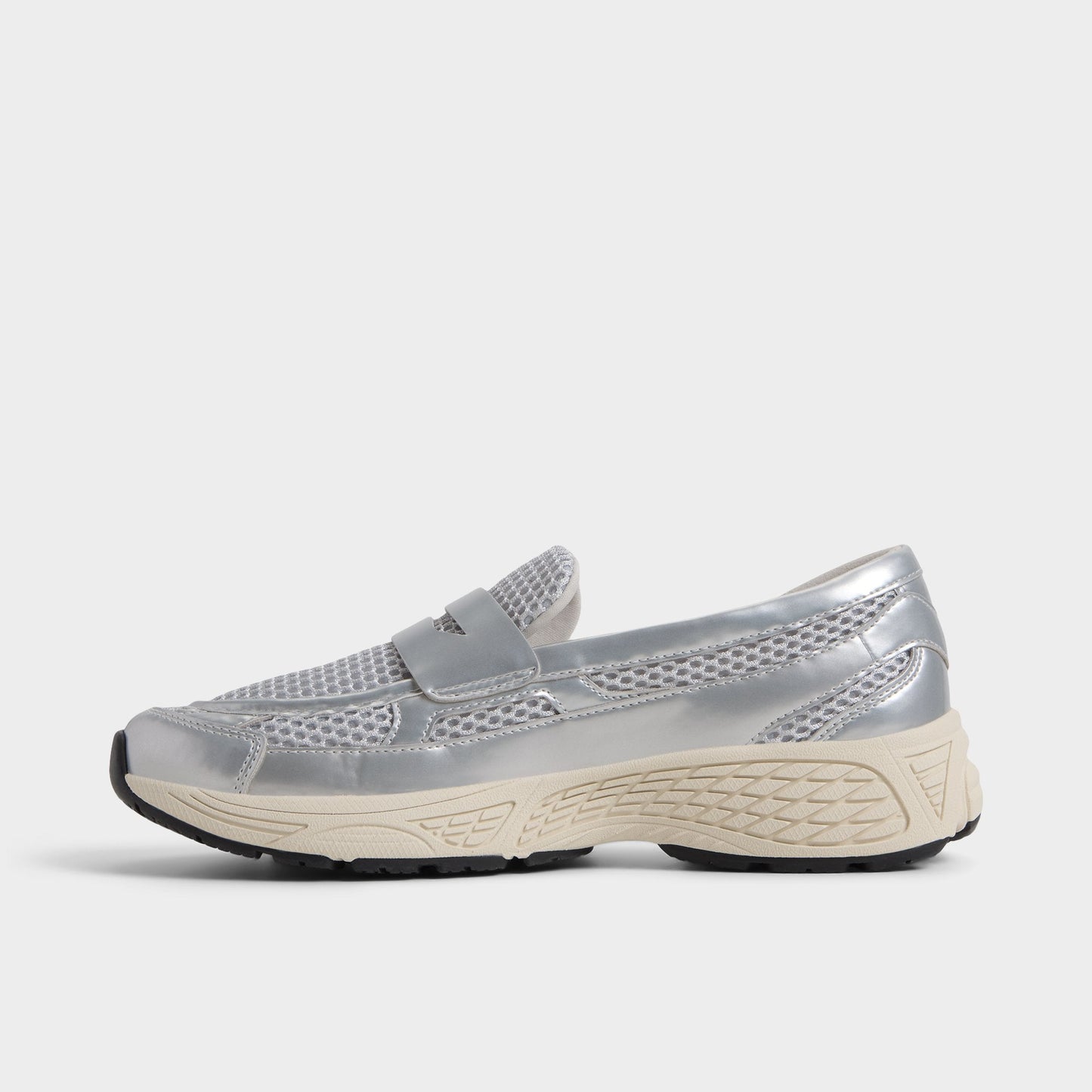 Loffy in Silver - Loafer, Jogger sole Aldo Silver