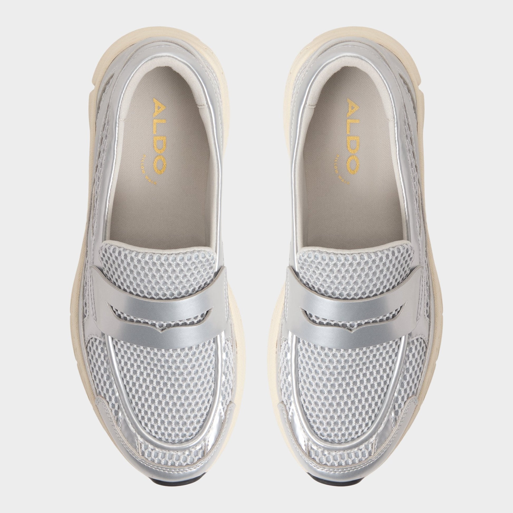 Loffy in Silver - Loafer, Jogger sole Aldo Silver