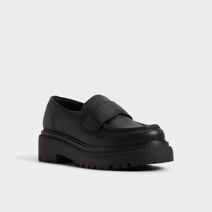 Miravella in Black - Loafer, Lug sole Aldo Black
