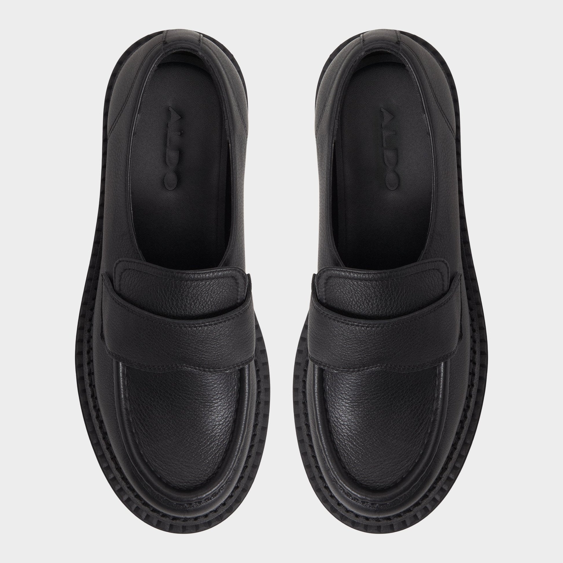 Miravella in Black - Loafer, Lug sole Aldo Black