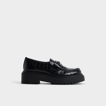 Miravelle in Black - Loafer, Lug sole Aldo Black