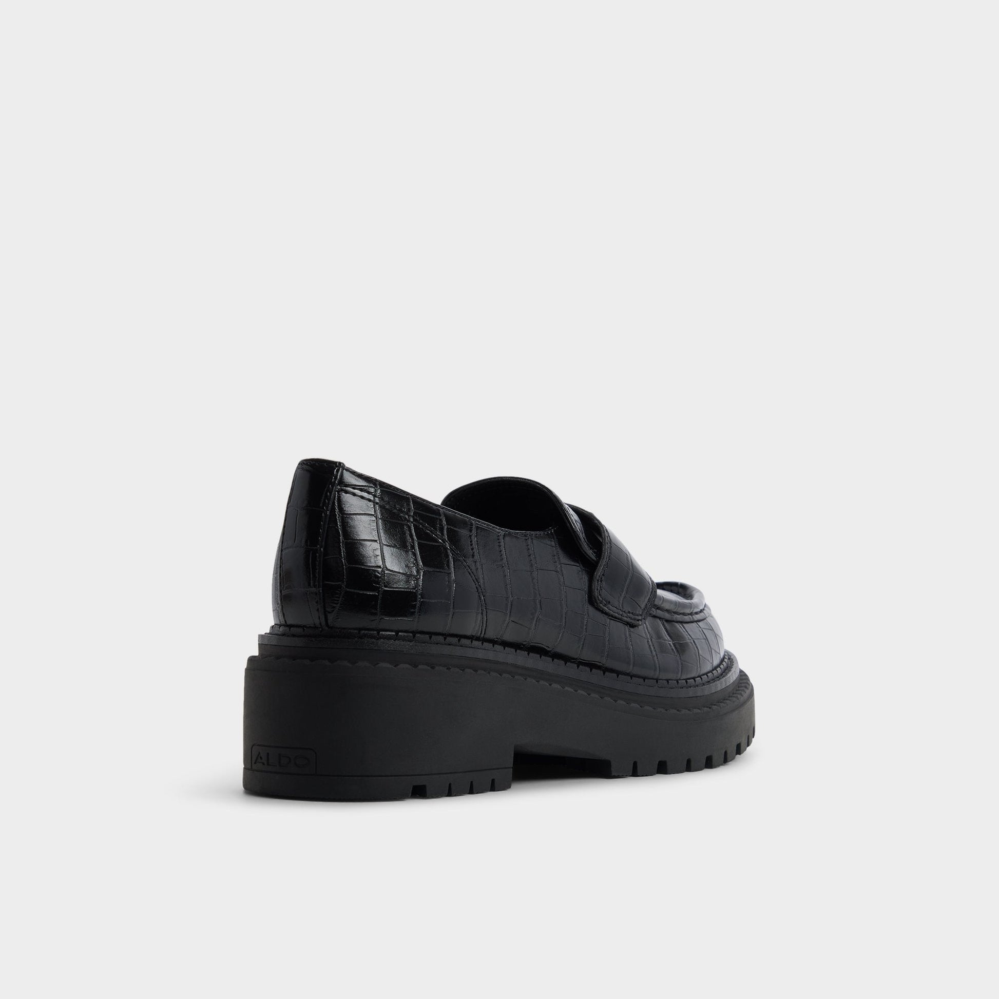 Miravelle in Black - Loafer, Lug sole Aldo Black