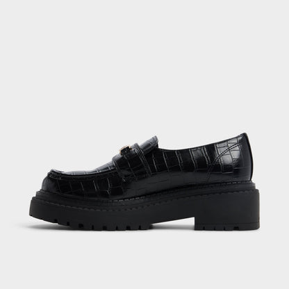 Miravelle in Black - Loafer, Lug sole Aldo Black