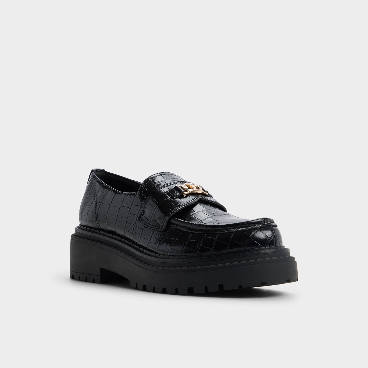 Miravelle in Black - Loafer, Lug sole Aldo Black