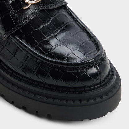 Miravelle in Black - Loafer, Lug sole Aldo Black