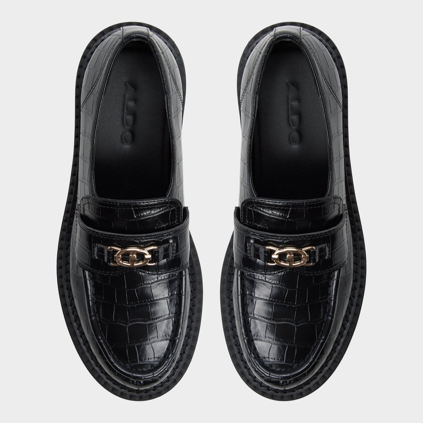Miravelle in Black - Loafer, Lug sole Aldo Black