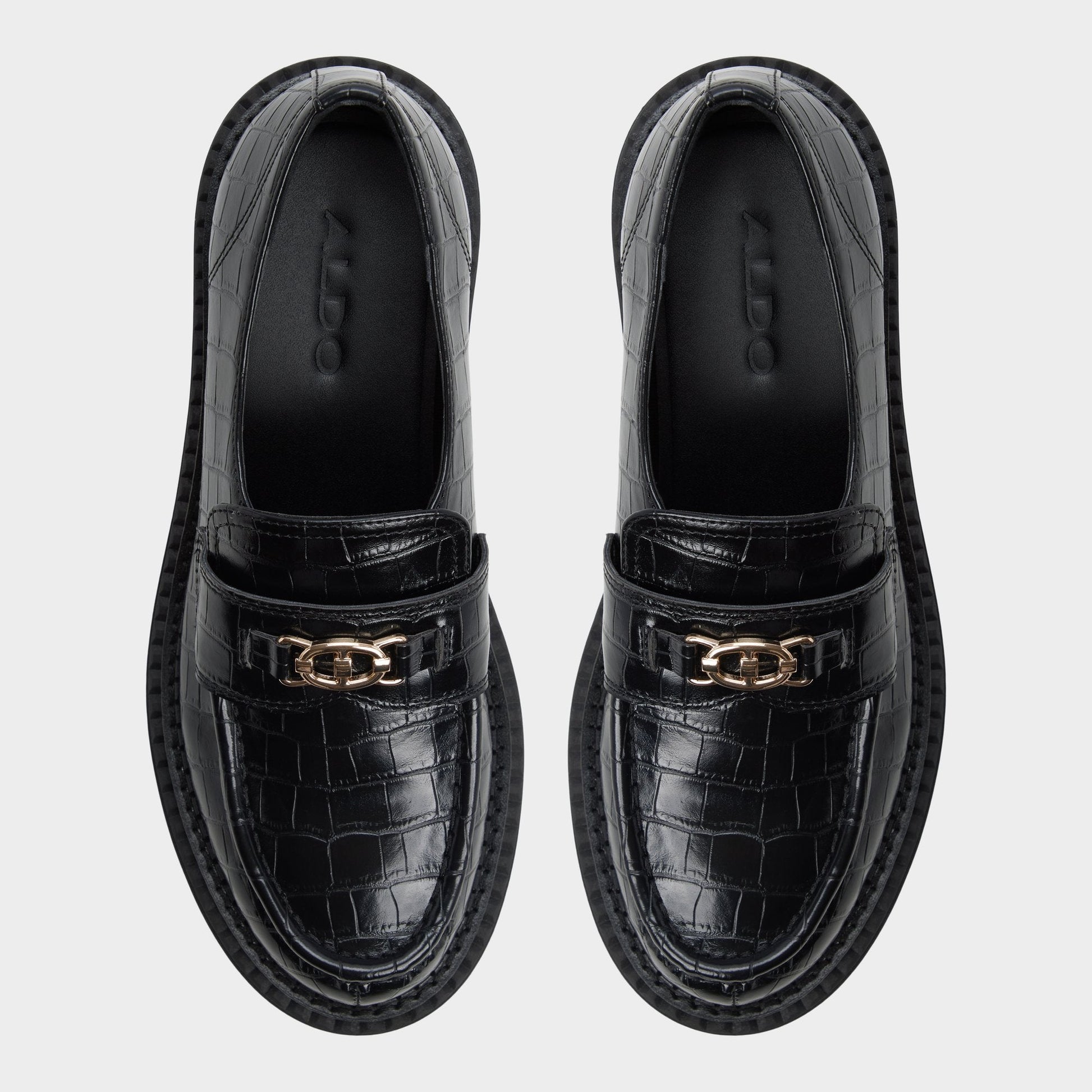 Miravelle in Black - Loafer, Lug sole Aldo Black
