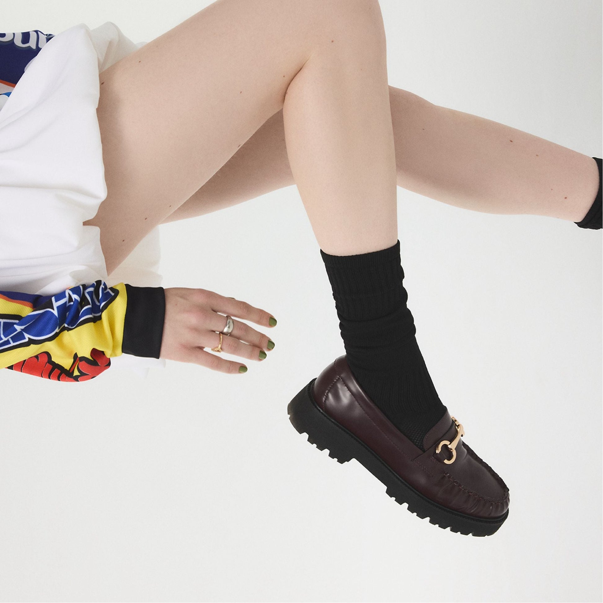 Danrose in Bordo - Loafer, Lug sole Aldo Bordo