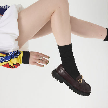 Danrose in Bordo - Loafer, Lug sole Aldo Bordo