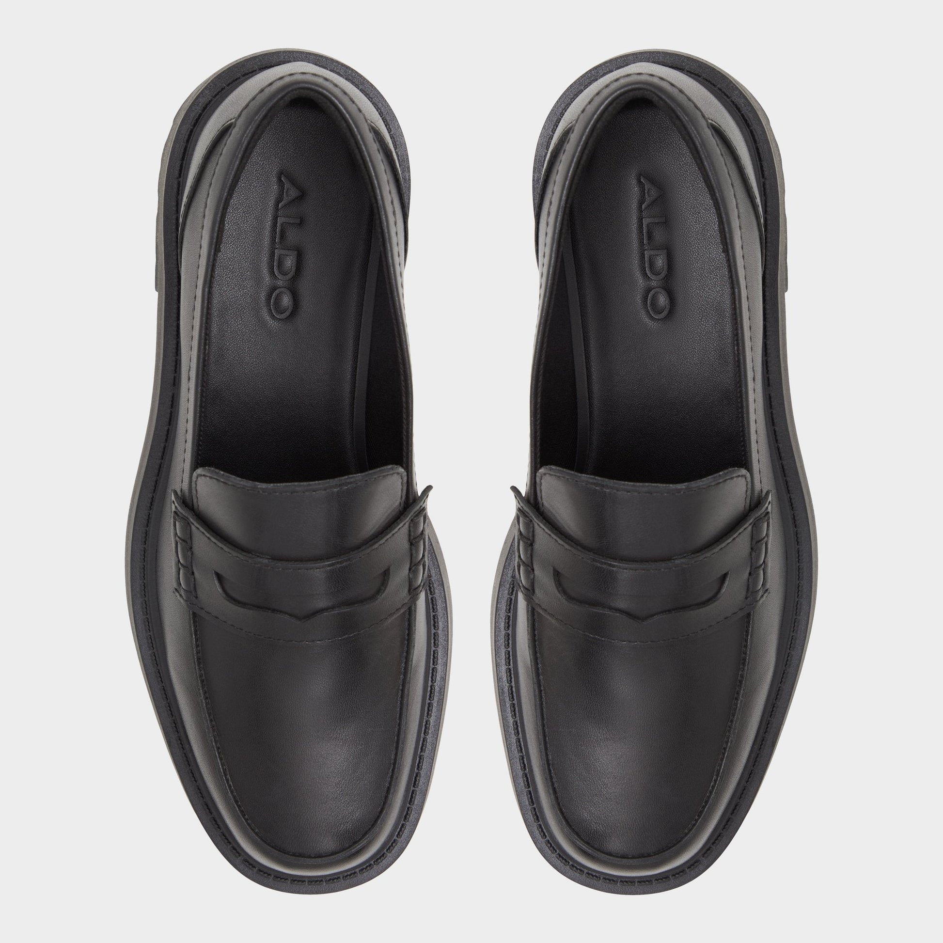 Cadaycia in Xt Black - Loafer, Lug sole Aldo Black