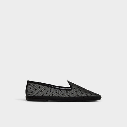 Aurabelle Black Textile Mesh Women's Loafers & Oxfords - Loafer Aldo Black